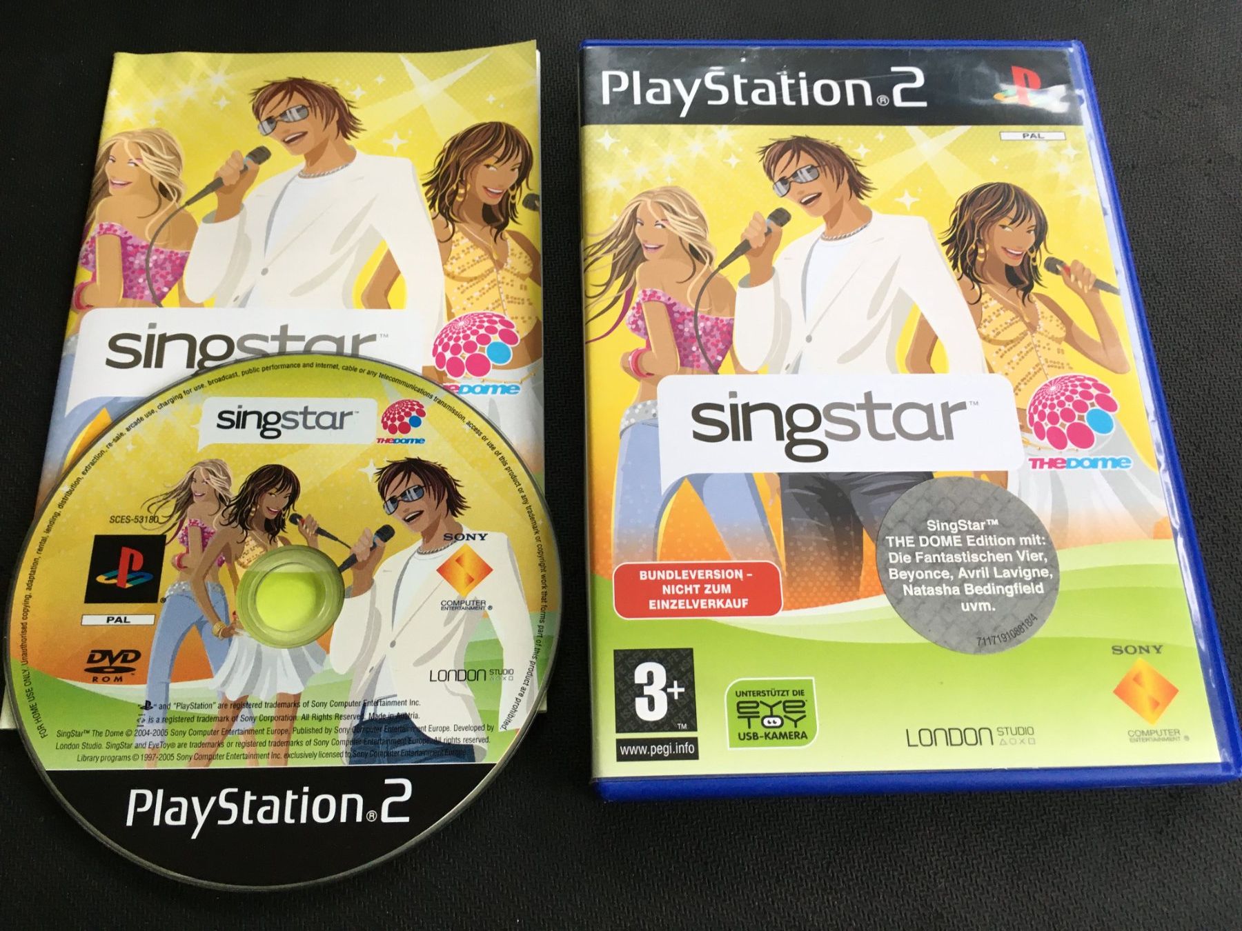 Sony Giochi: Singstar the dome - PS2 Playstation 2 – Usato da St.Gallen venduto da sjosjo