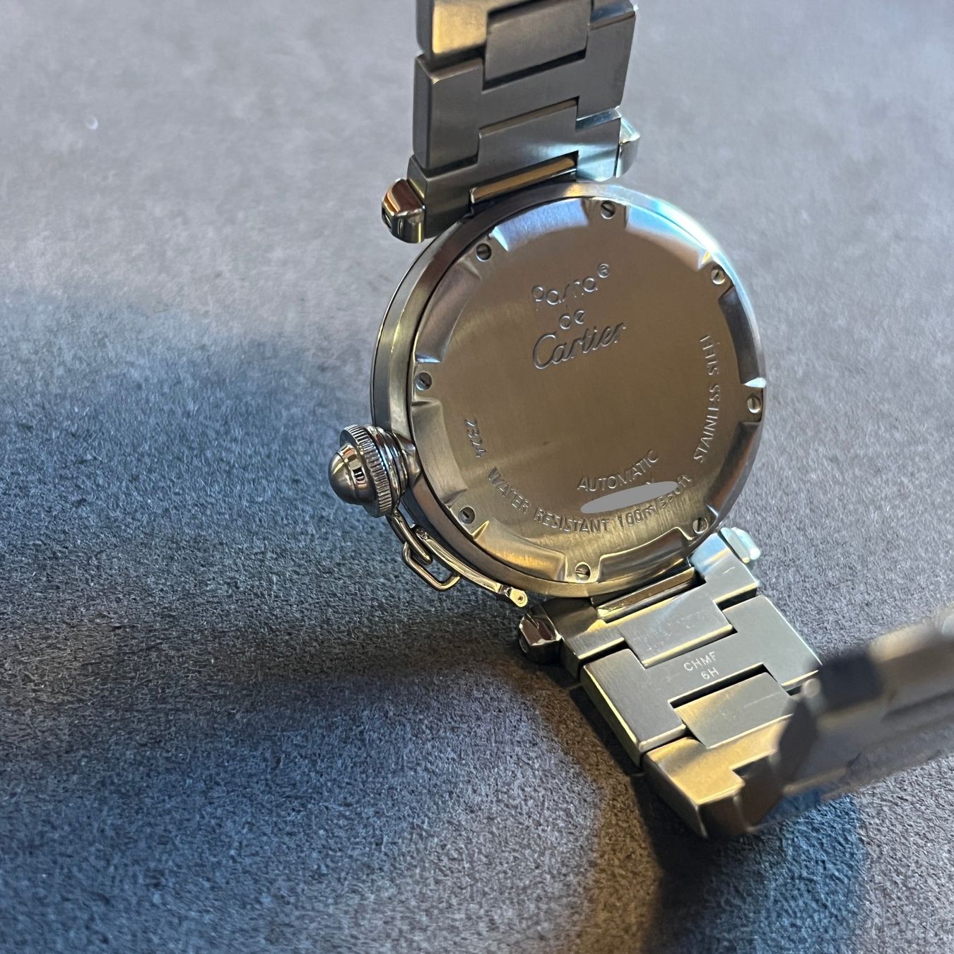 Cartier Montres: Cartier Pasha C Automatic 35mm W31074M7 – D'occasion à Carouge GE par Watchaser 4