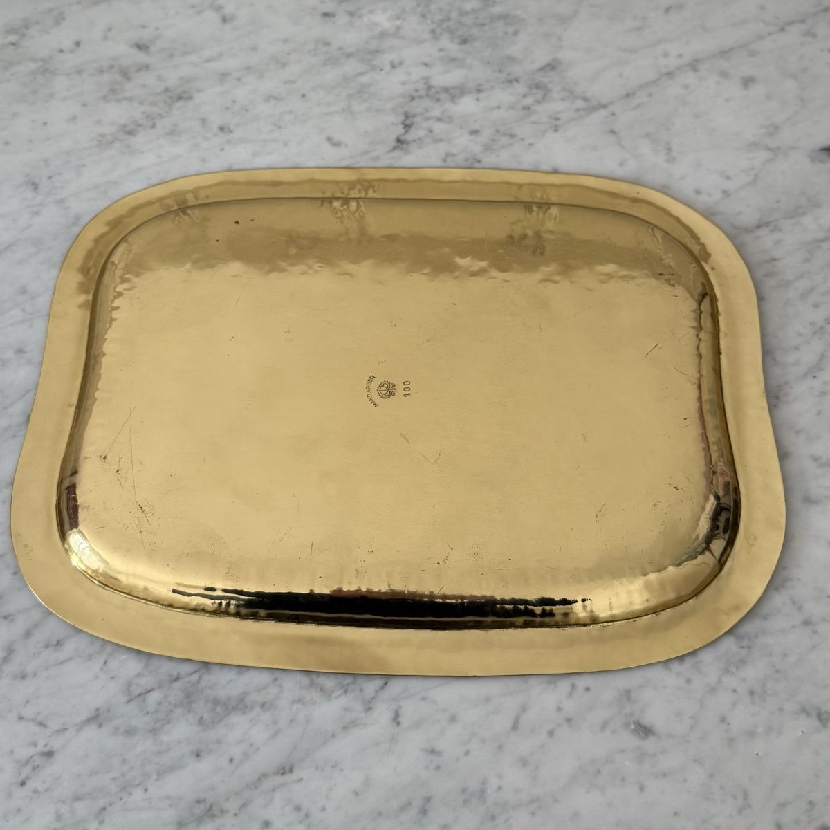 Servierplatten: Messing Serviertablett•Karl Bayer•Art Deco - 50ies – Gebraucht aus Winterthur von gutDingmint 8