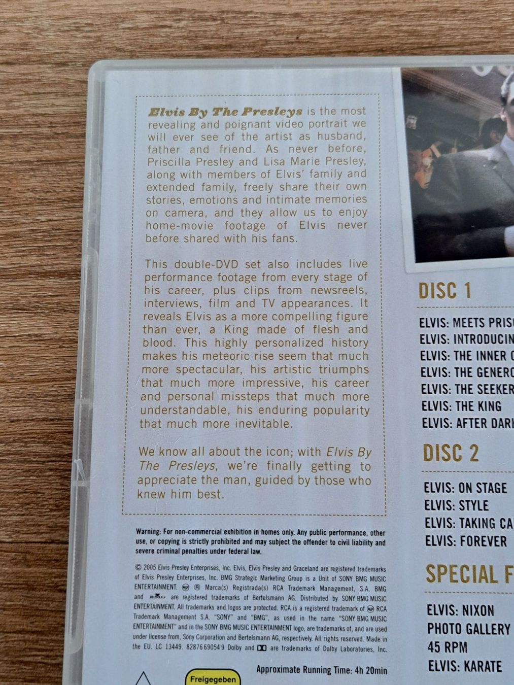 Tutti i DVDs: ELVIS by the PRESLEYS, Boxset mit 2 Discs und Inlet – Usato da Unterseen venduto da Kanica 2