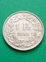 1 FRANKEN 1955 SEHR SCHÖN RAR