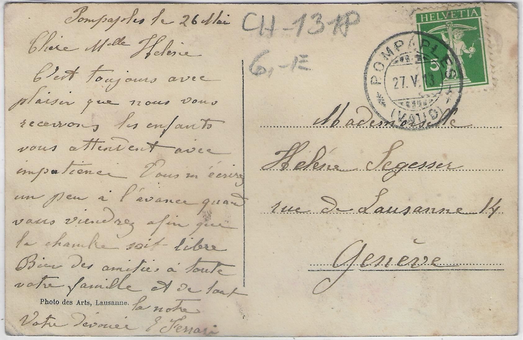 Cartoline postali: Pompaples VD - Saint-Loup – Usato da Ettingen venduto da Kartenplanet 1