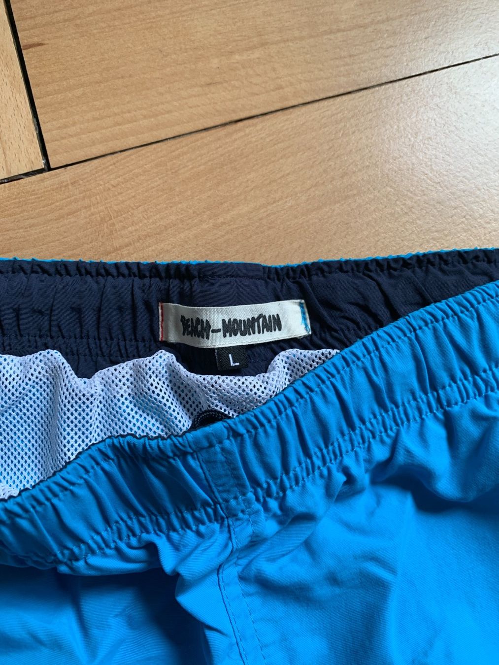 Pantaloni: BEACH MOUNTAIN - Badehose türkis-blau L – Usato da Zürich venduto da Diazaio 1