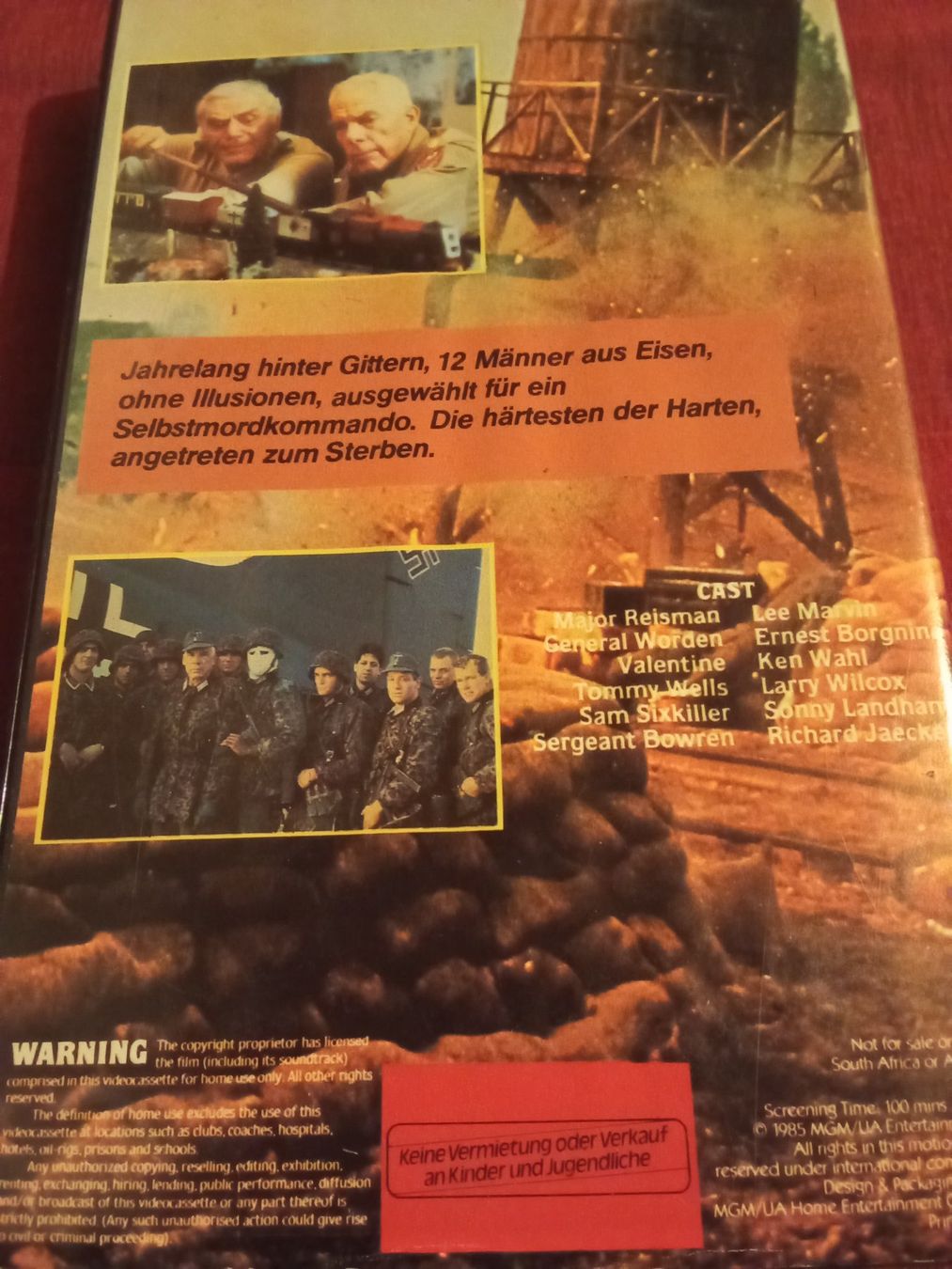 Tutti i VHS: Das dreckige Dutzend 2 MGM/UA VHS 31525 – Usato da Remetschwil venduto da Hofiii 1