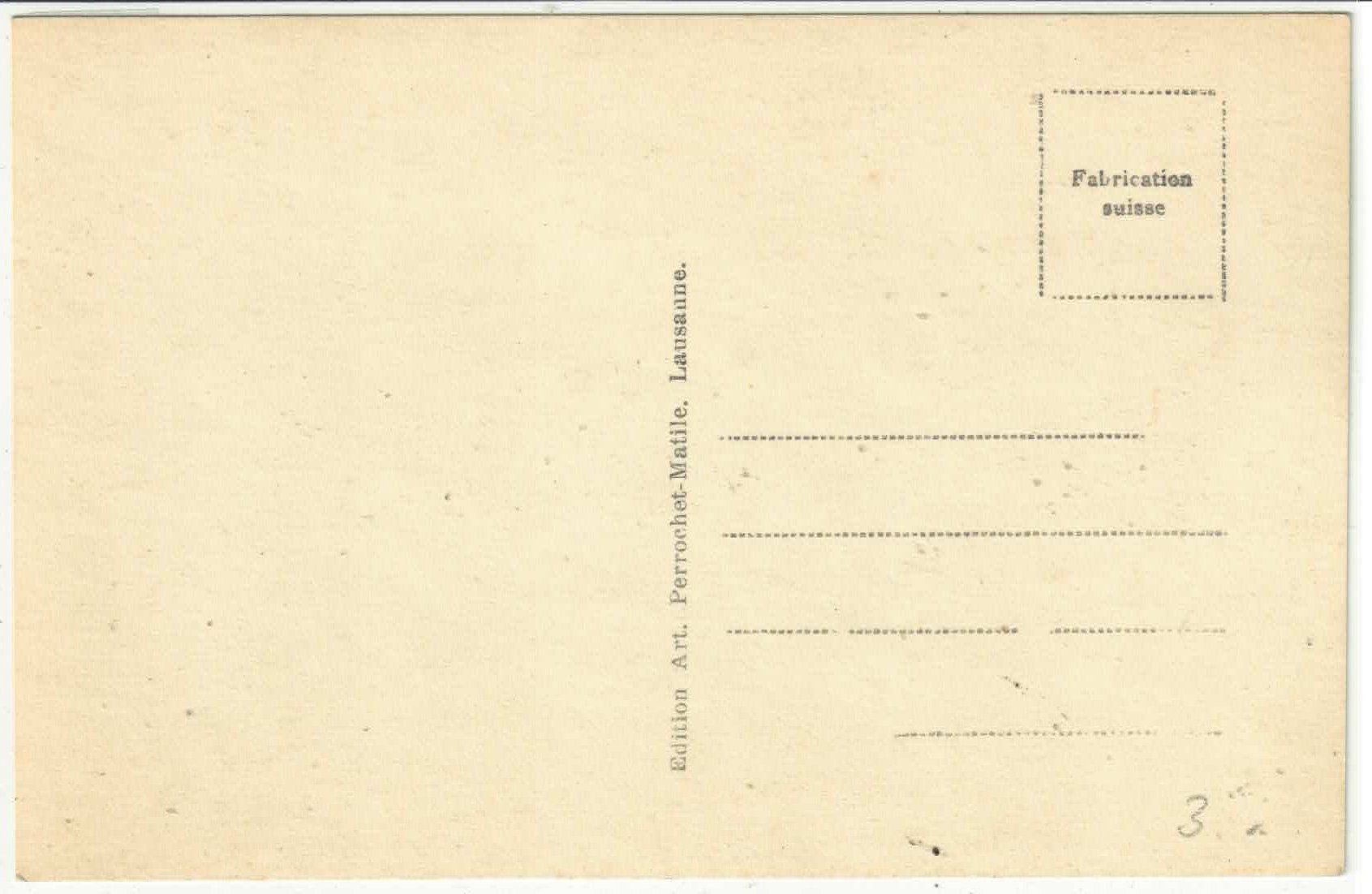 Cartoline postali: Saas-Fee - Chemin des Chapelles - animee – Usato da Ettingen venduto da Kartenplanet 1