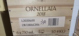 Ornellaia 2018 in Originalkiste