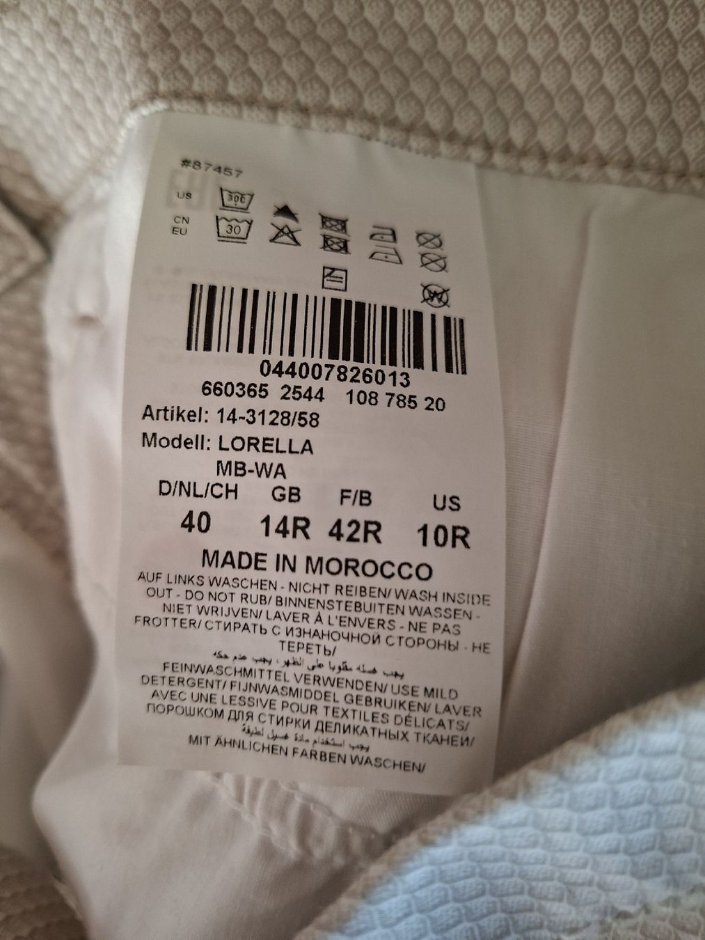 Brax Pantalons: Brax Raphaela Freizeithose, Grösse 40 – D'occasion à Goldach par Pw1427 2