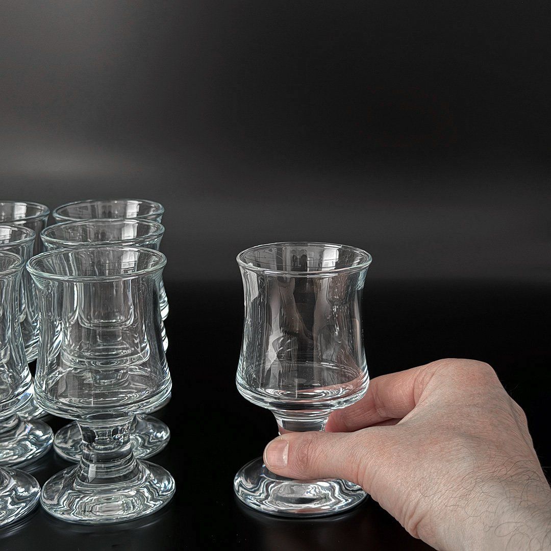 Holmegaard Bicchieri: Holmegaard Gläser Set, dänisches Design, 10 Stück – Usato da Luzern venduto da Eukalyptus 4