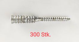 300 Stk. Justierschraube  / Distanzschraube  6,0/10X80 T25