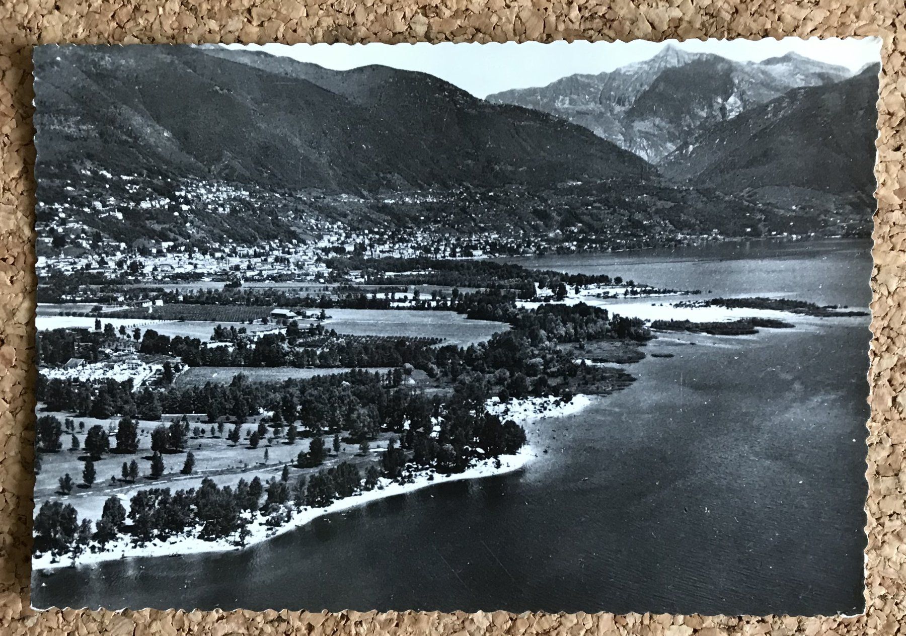 Ansichtskarten: ANSICHTSKARTE AEROFOTO CAMPING ASCONA – Gebraucht aus Ostermundigen von Wyatt-Earp