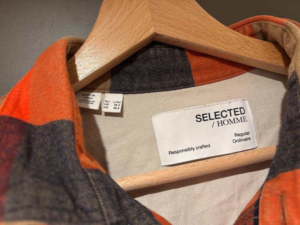 Camicie: Selected Hommes Hemd, Grösse L – Usato da Luzern venduto da Aurelius7 2