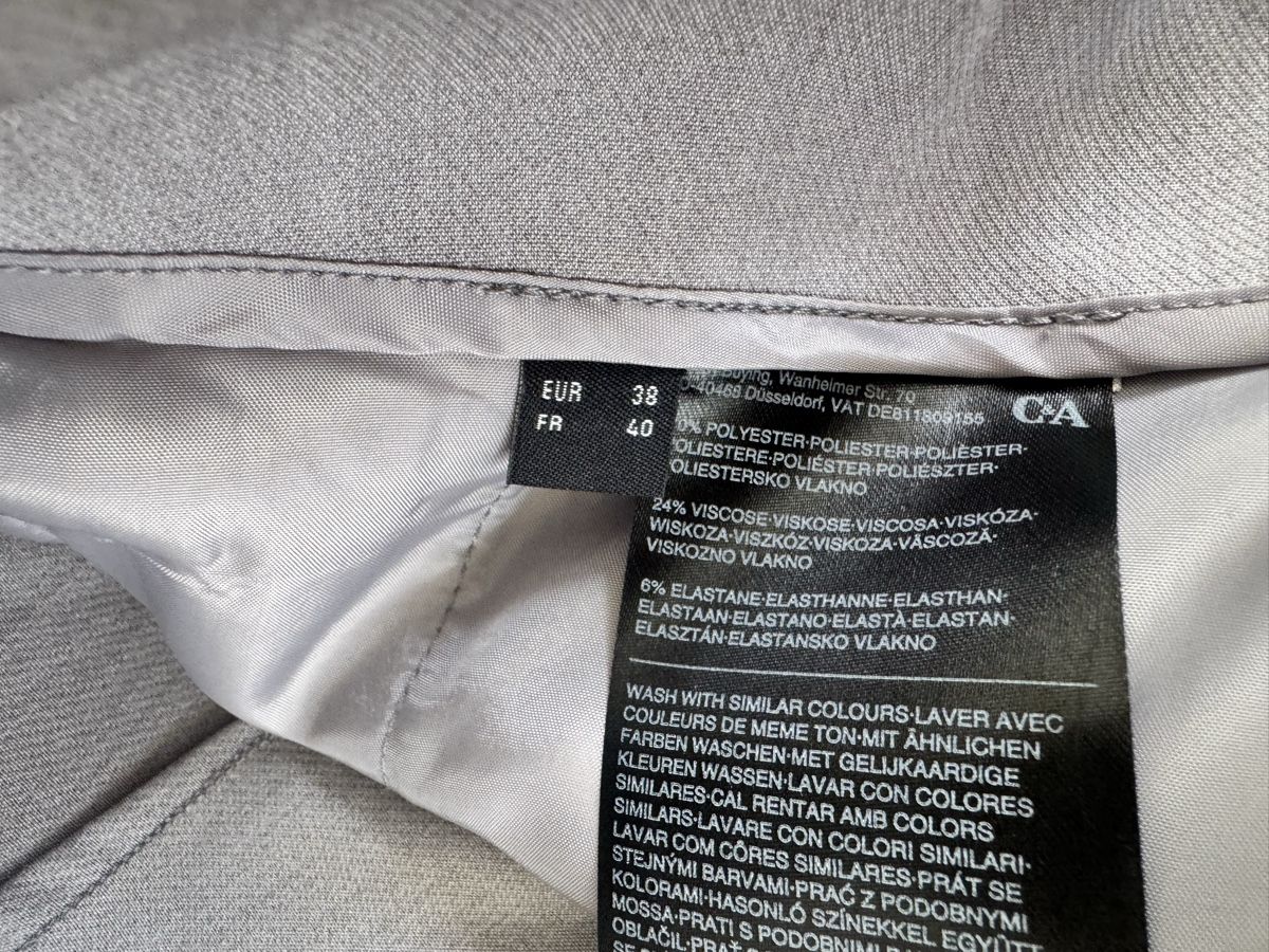Pantaloni: Elegante Stoffhose grau  – Nuovo (secondo la descrizione) da Roggwil BE venduto da joana.a16 2