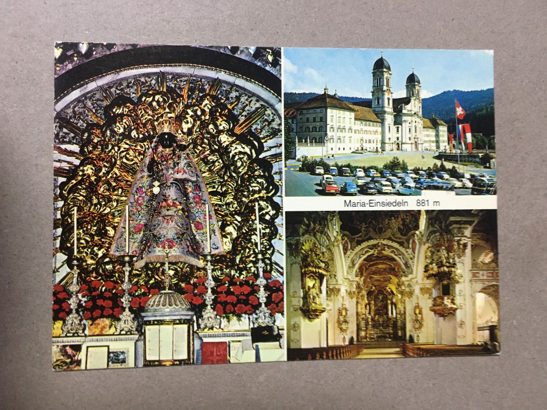 Ansichtskarten: AK Einsiedeln mehrbildrig Kloster – Gebraucht aus Küttigen von Melisch1000