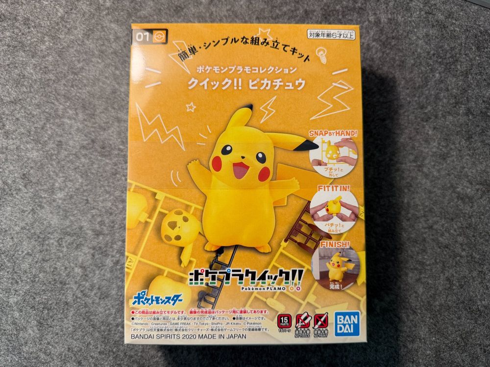 Pikachu Pokémon – Maquette à assembler Bandai ⚡ (Neu und ...
