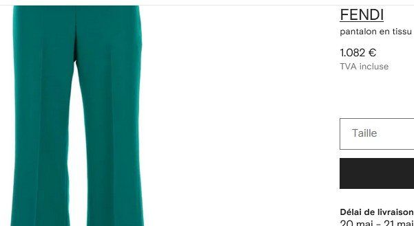 Fendi Pantaloni: Fendi Hose / pantalon .38 – Usato da Collonges venduto da arashee 7