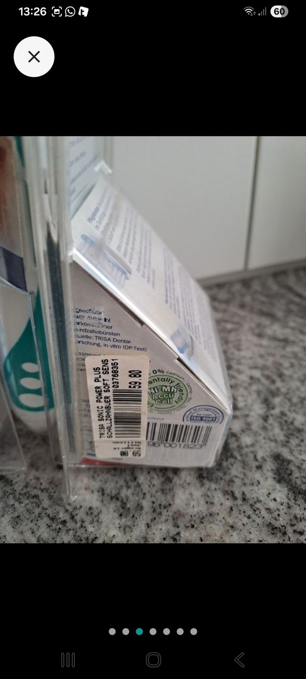 Trisa Cura dei denti: Trisa Sonic Power Plus Zahnbürsten  – Nuovo e nell'imballaggio originale da Rickenbach LU venduto da bishiida 1