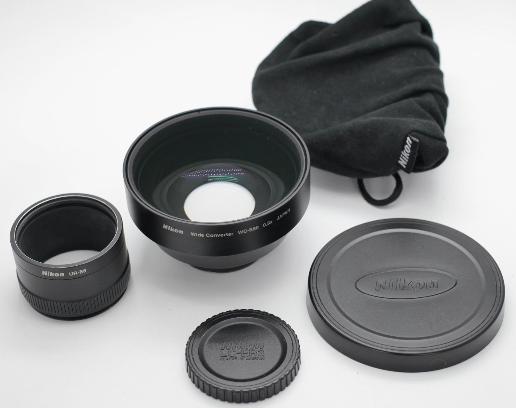 Nikon Obiettivi: Nikon Wide Converter WC-E80 0.8x Set – Usato da Birsfelden venduto da Waldbrettspiel