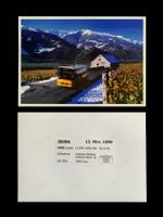Jenins Landquart Herrschaft Postauto MAN Foto Ausdruck A5