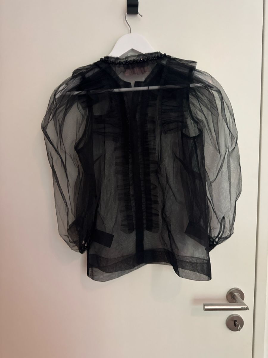 Camicette: Simone Rocha x H&M Black Tulle Blouse Size 36 – Nuovo (secondo la descrizione) da Zürich venduto da dan_ztl5 3