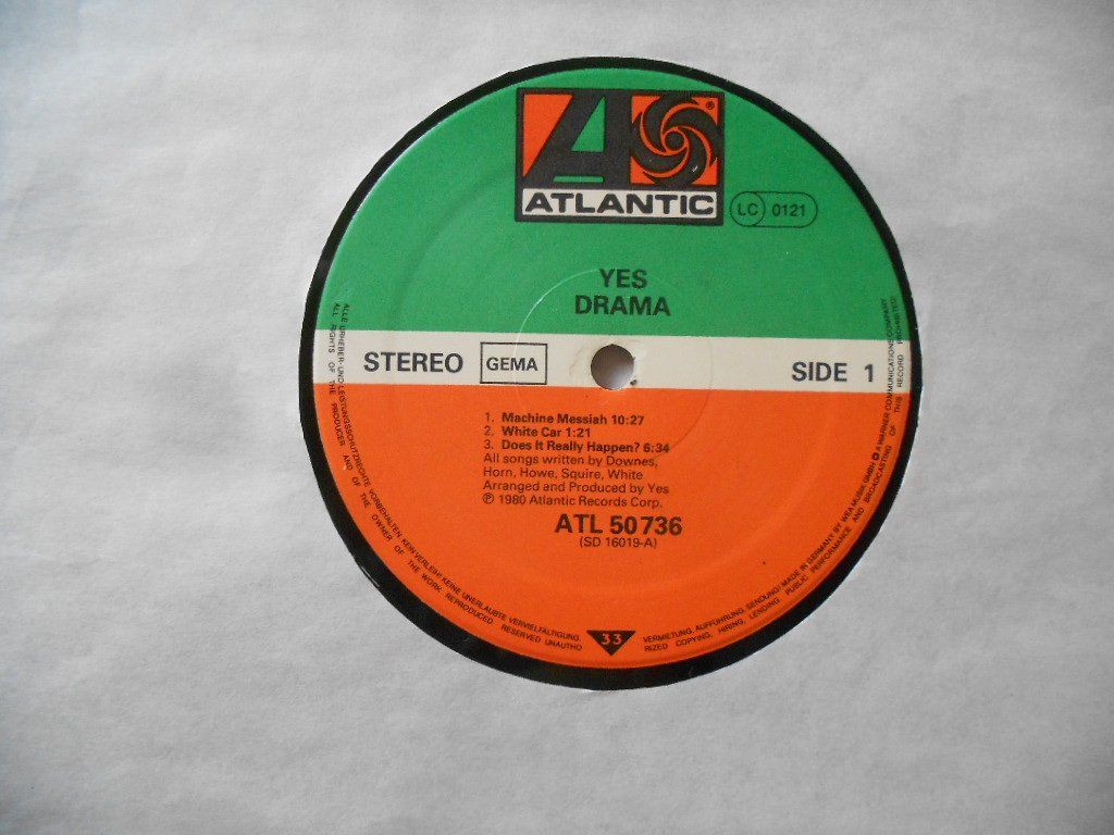 Dischi in vinile: YES  -  DRAMA – Usato da Bex venduto da Giorgiob 5