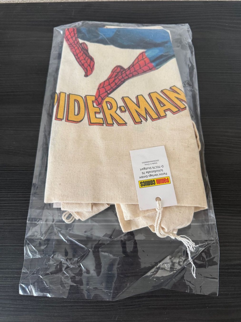 Borse: Panini Stofftasche Marvel Spider Man – Nuovo e nell'imballaggio originale da Schaffhausen venduto da Retrogaming90 1