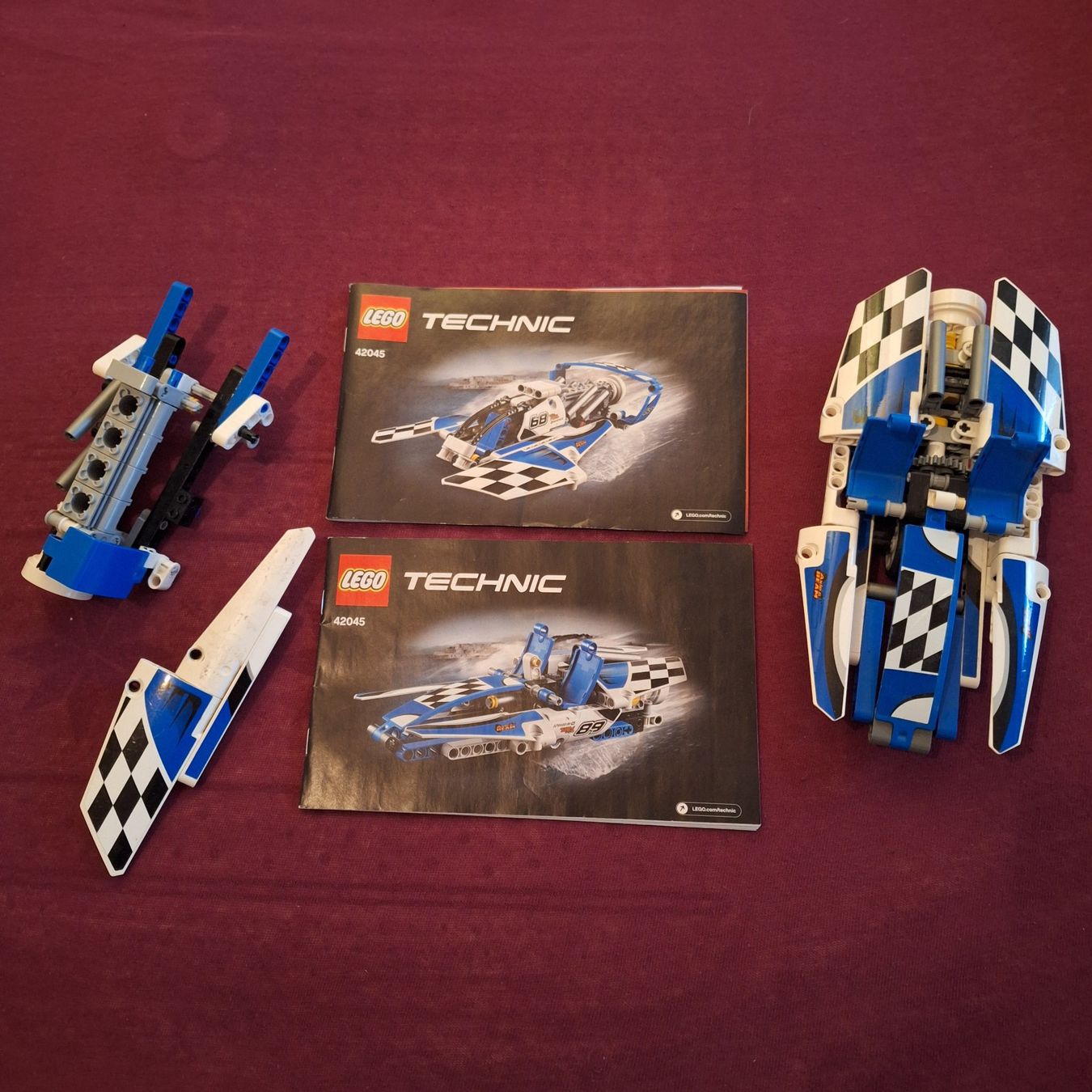 Lego Jouets: Lego Technic 42045 Hydroplane, mit Anleitung – D'occasion à Hettenschwil par Schneuggi2