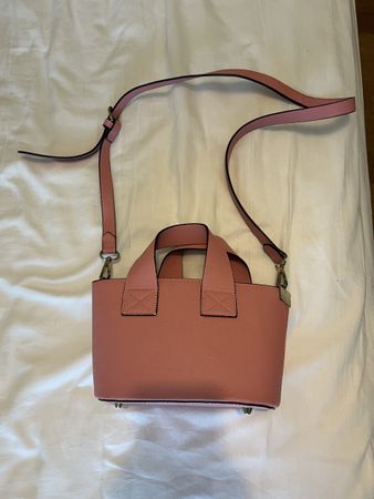 Rosa Handtasche Crossbody Mini-Bag mit Kordelzug - Wie neu 