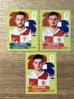 Panini Sticker Kroatien 3er Set guter Zustand