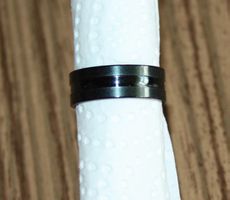 Fingerring Stahl schwarz Ø 18mm NEU (8)