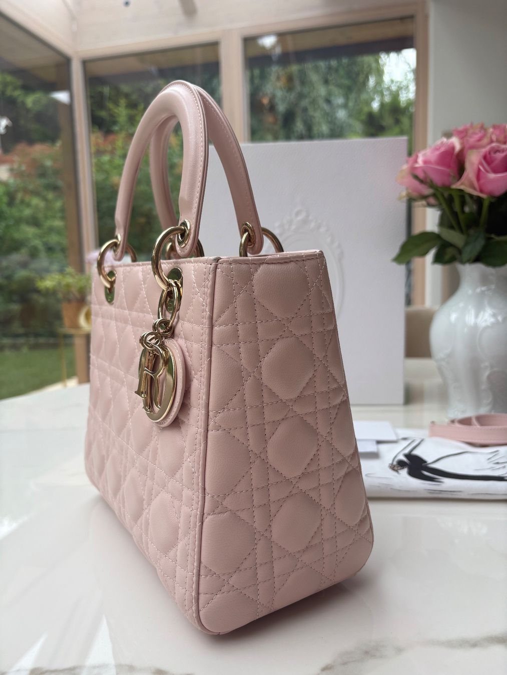 Dior Borse da donna: Lady Dior Medium in rosa – Usato da Bad Zurzach venduto da a1001 2