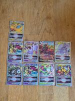 Pokemon Karten Konvolut 9 Stück guter Zustand