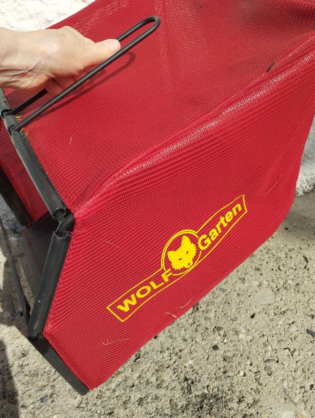 Wolf Garten Tutti gli attrezzi: WOLF Garten VA 303 E Grasfangsack Vertikutierer – Usato da Ostermundigen venduto da Dinge1 2