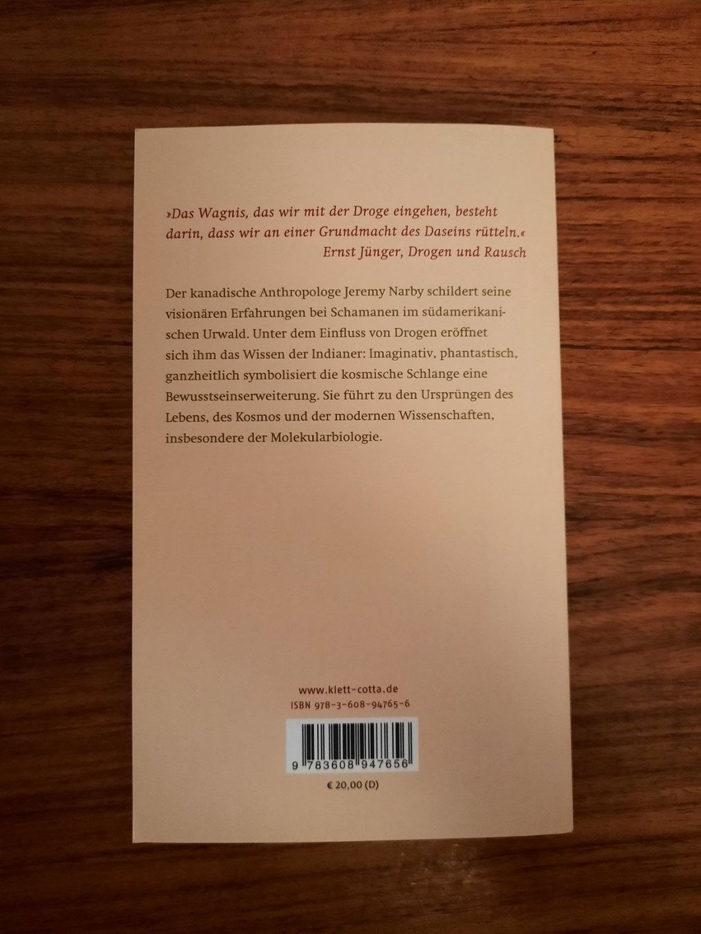 Bücher: Die kosmische Schlange von Jeremy Narby – Neu (gemäss Beschreibung) aus Wettingen von Beo 3