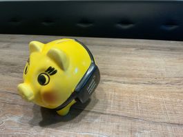 Gelbes Sparschwein "Die Post
