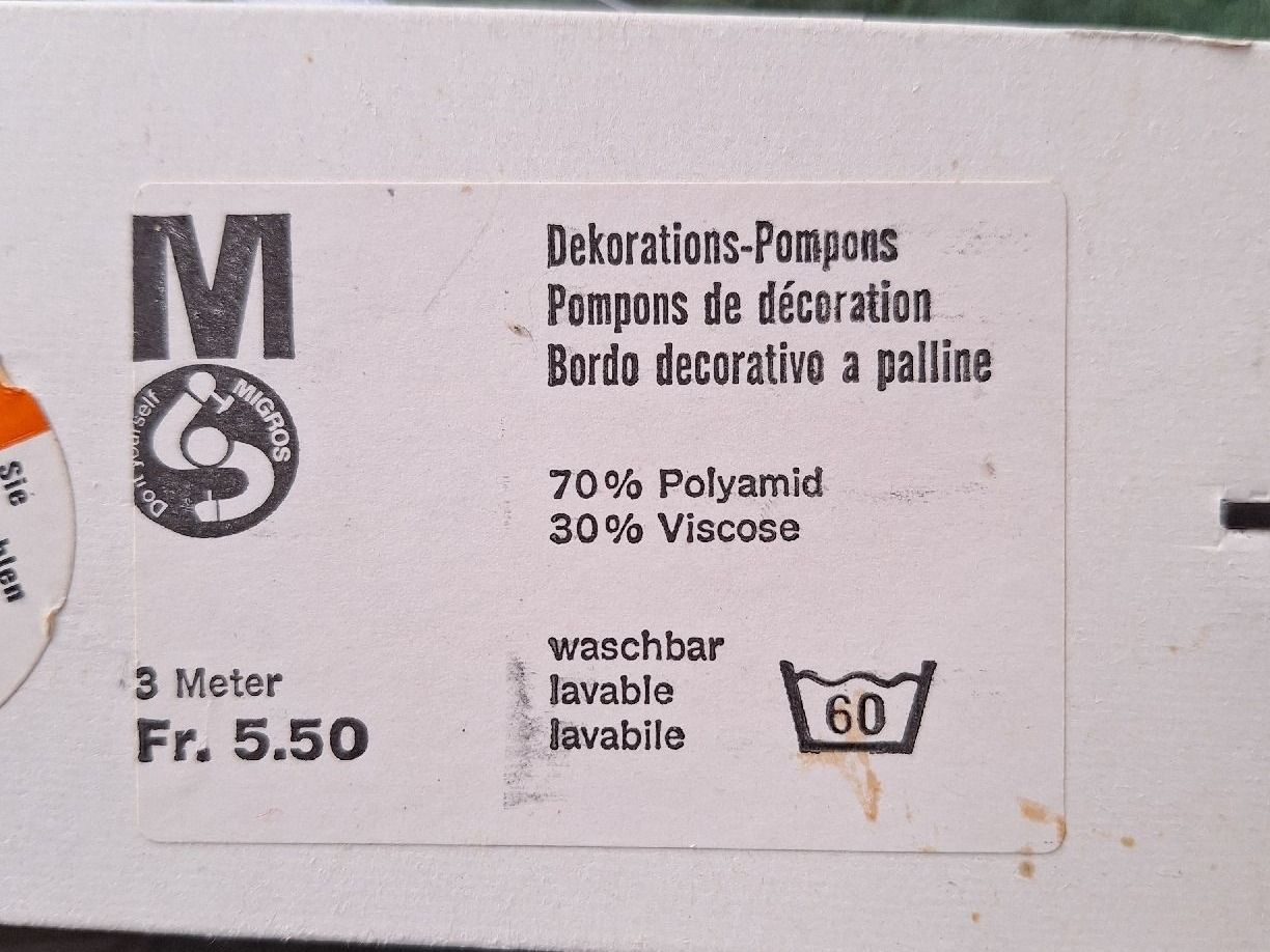 Kit bricolage: 8 X DEKO POMPON ZUM BASTELN – Nuovo (secondo la descrizione) da Huttwil venduto da Kunterbuntli 3