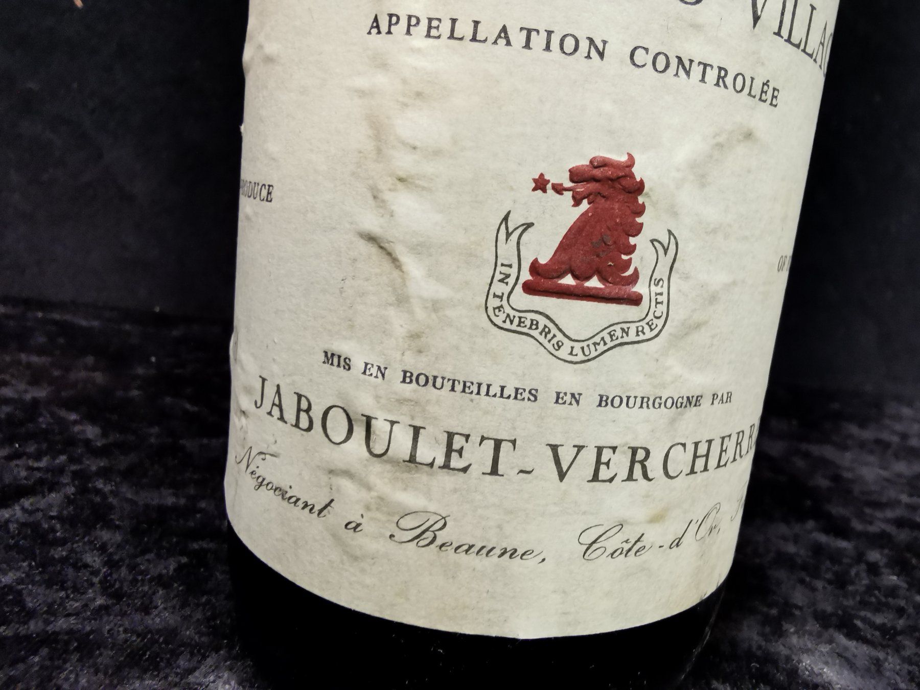 Vino: CÔTE DE NUITS-VILLAGES 1982 – Nuovo (secondo la descrizione) da Genève venduto da Leboucheoreilles 3