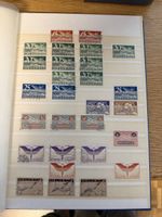 Album mit Flugpost Sammlung Schweiz