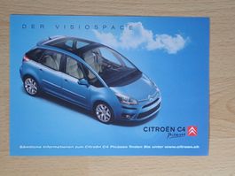 Citroen C4 Picasso - Schweizer Werbekarte - P1640