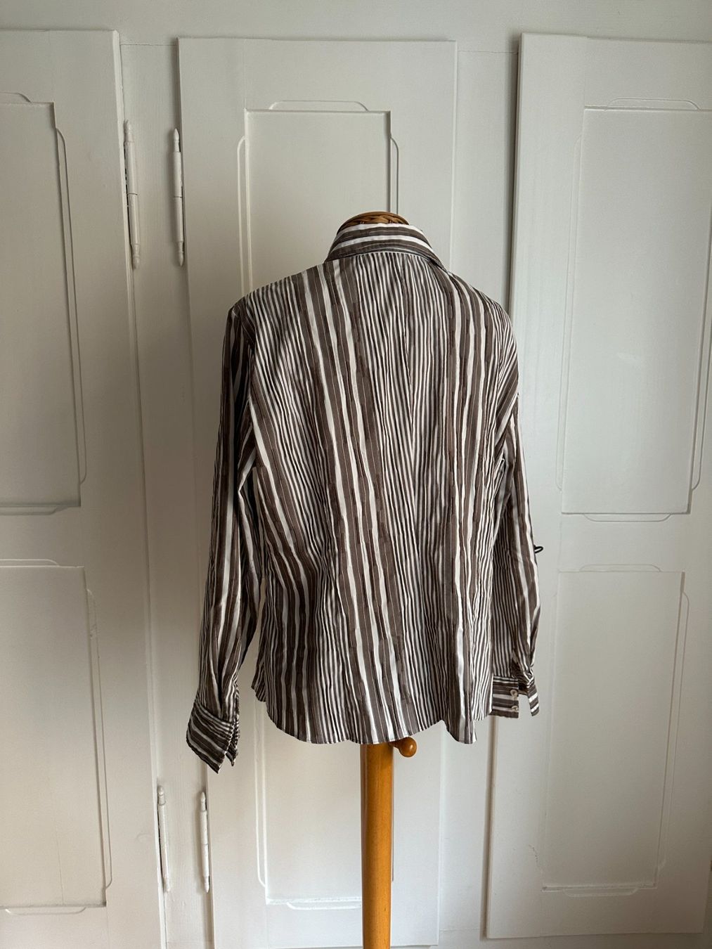 Gerry Weber Chemisiers: GERRY WEBER - Bluse braun-weiss gestreift L – D'occasion à Zürich par Diazaio 2