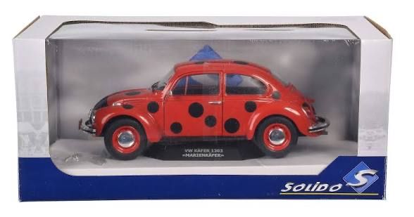Volkswagen Modellini d'auto: VW KÄFER 1303 MARIENKÄFER ROT 1:18 SOLIDO – Nuovo e nell'imballaggio originale da Suhr venduto da Moebelsiralfred 2