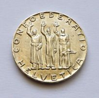 5 Fr. Silber 1941, Rütli 1291 - Argent / Silber