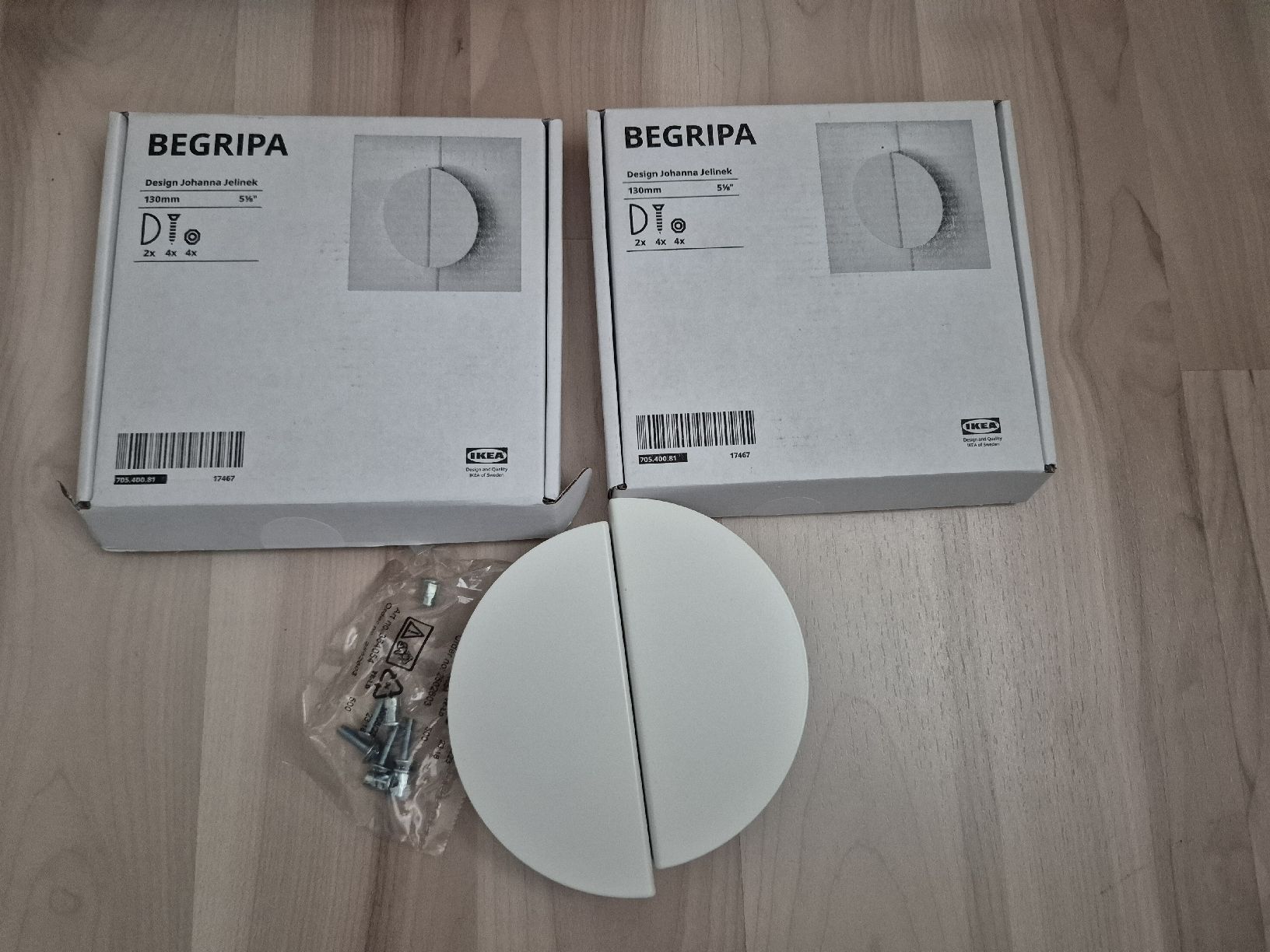 Ikea Eisenwaren: 3x IKEA Begripa Türgriffe – Neu (gemäss Beschreibung) aus Samstagern von vanessalarissa95