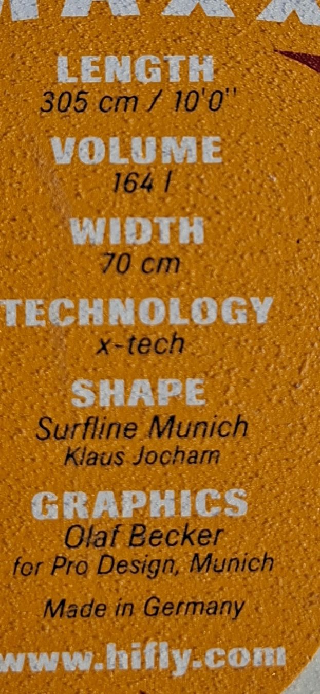 Planches de surf: Windsurf Board HiFly 305cm komplett Set  – D'occasion à Fällanden par Nmustang 6