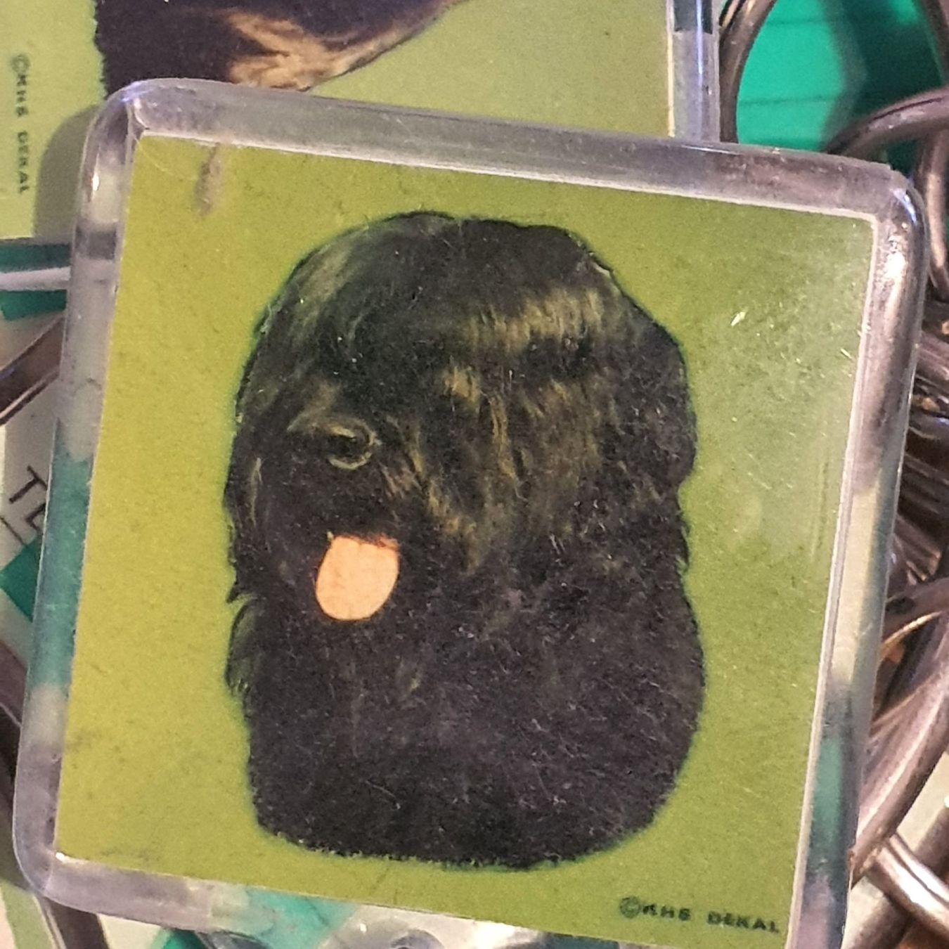 Portachiavi: Porte-clés vintage chien 4x4 cm – Nuovo (secondo la descrizione) da DUGNY (-Leytron) venduto da Rdeny