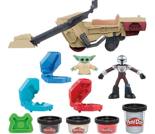 Play-Doh Giocattoli: Play-Doh Star Wars Mandalorian Action Speeder – Nuovo e nell'imballaggio originale da Oensingen venduto da Liquidations-Shop 2