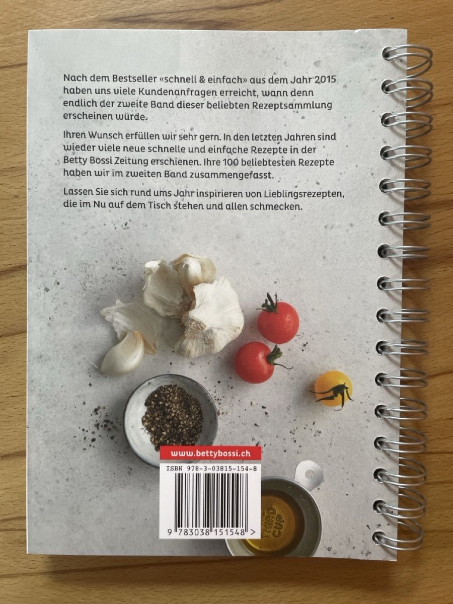 Livres: Betty Bossi schnell & einfach – Neuf (Voir description) à Weisslingen par HeinzH01 3