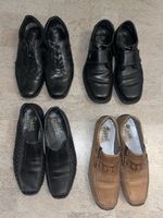 4 Paar Herren Lederschuhe Bugatti & Rieker Gr. 43–44