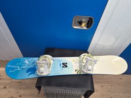 Snowboard femme Salomon Oh Yeah avec fixations 142 cm