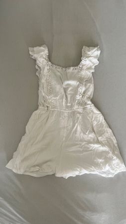 Sommerkleid Einteiler Strandkleid Spitze  S 36