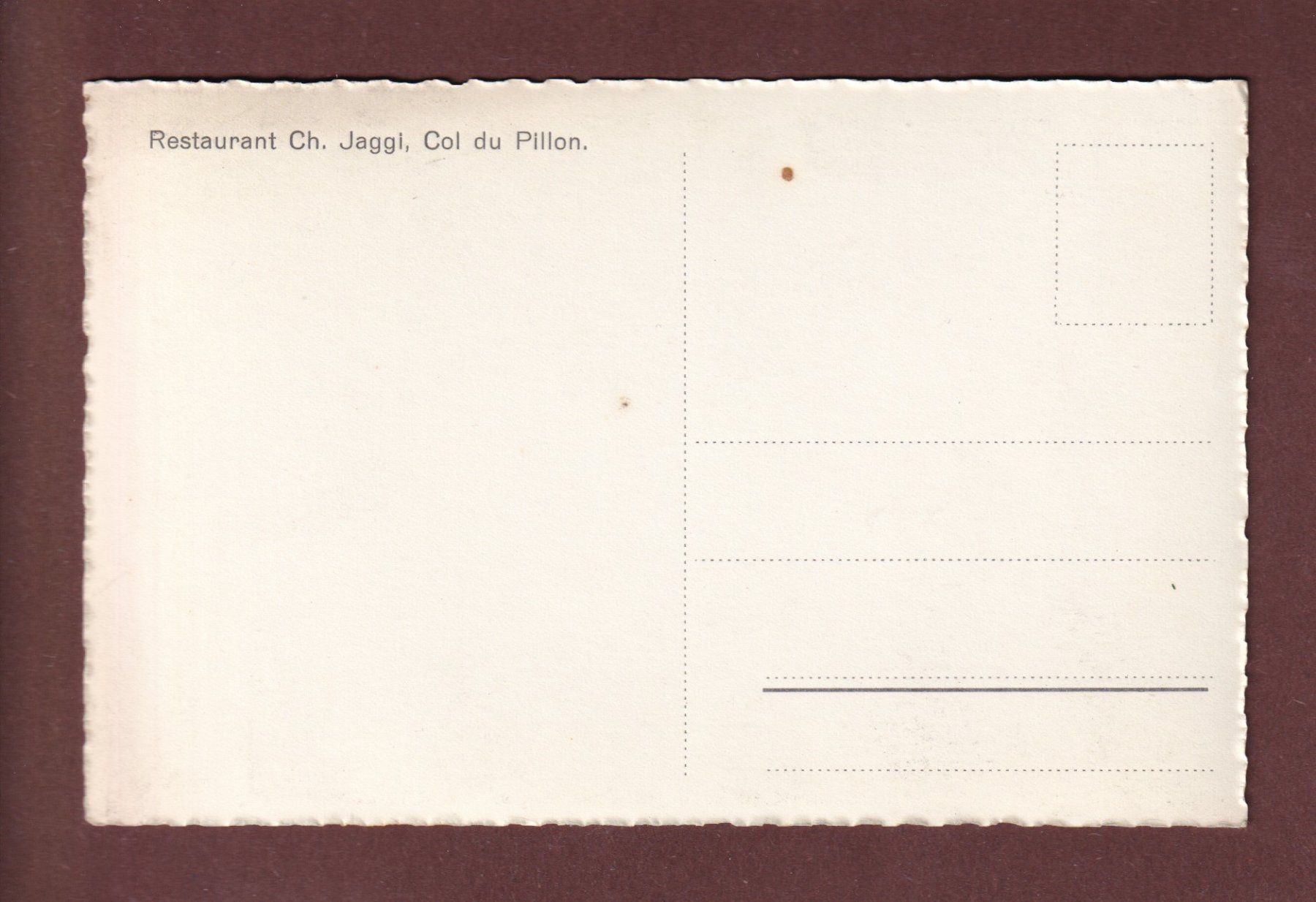 Cartoline postali: Route du PILLON - Scex Rouge – Usato da Pully venduto da nicecards-shop 1